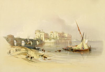 Citadel of Sidon, April 28th 1839, plate 76 from Volume II of 